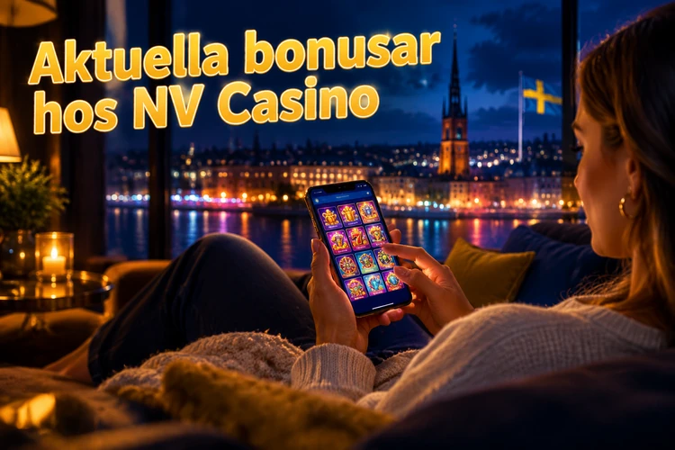 Aktuella bonusar hos NV Casino
