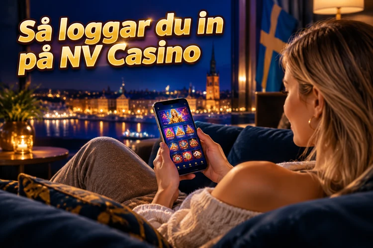 Så loggar du in på NV Casino